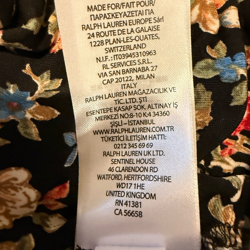 BEAUTIFUL!!  Lauren Ralph Lauren Black Label Jairell Short Sleeve Tiered Dress - Picture 6 of 7